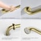 Kibi Circular 24-Inch Stainless Steel Grab Bar - Brushed Gold KGB1024BG - alternate 7
